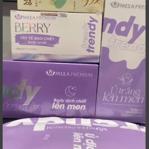 Combo Dưỡng Trắng Body Trendy Meea Premium Organic
