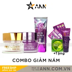 Combo Face Giảm Nám Trắng Tím SON Cosmetic + Kem Chống Nắng SON Cosmetic