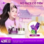 Combo Face Giảm Nám Trắng Tím SON Cosmetic + Kem Chống Nắng SON Cosmetic