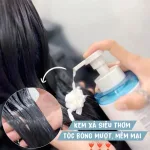Combo Gội Xả Collagen Olexrs Argan Oil Essence Màu Xanh 500ml - Phiên Bản Mới 2024