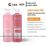 Combo Gội Xả Mixrs Màu Hồng 500ml