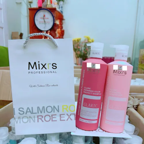 Combo Gội Xả Mixrs Màu Hồng 500ml
