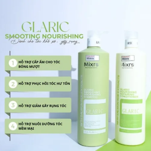 Combo Gội Xả Mixrs Màu Xanh Lá 500ml