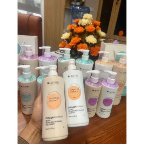 Combo Gội Xả Olexrs Argan Oil Essence Màu Cam 500ml