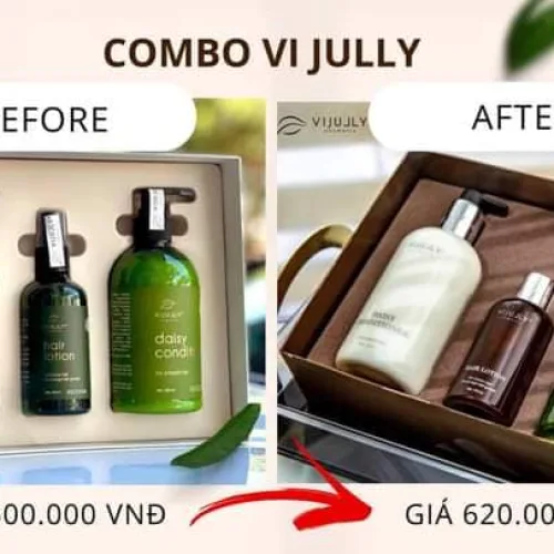 Combo Gội Xịt Xả Vijully Phiên bản mới