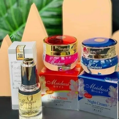 Combo Kem Dưỡng Da Meiduzi Nhật Bản-Nổi Sợ Hãi Của Tàn Nhang Và Nám Da