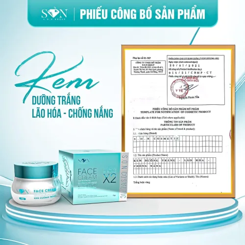 Combo Kem Face Hỗ Trợ Giảm Mụn Xanh Lá + Xanh Biển SON Cosmetic Tặng Cao Bưởi Phiên Bản Mới