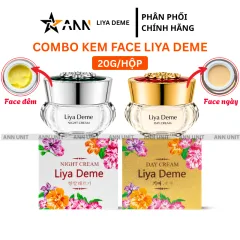 Combo Kem Face Liya Deme Dưỡng Da Ban Ngày & Ban Đêm Dành Cho Da Lão Hóa 20g Phiên Bản Mới