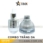 Combo Kem Face Lười Thượng Hạng và Serum Huyết Thanh 7Days Queenie Skin