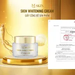 Combo Kem Face Nhân Sâm Ban Ngày MQ Skin Whitening Cream + Serum Hyalu Complex