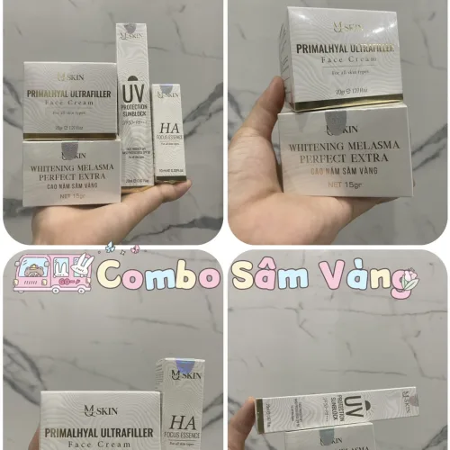 Combo Kem Face Sâm Vàng MQ Skin