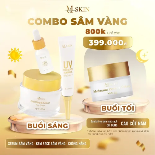 Combo Kem Face Sâm Vàng MQ Skin