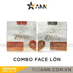 Combo Kem Face Zelda Plus Dưỡng Trắng Da Ngày Đêm