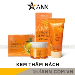 Combo Kem Tẩy Lông + Kem Thâm Nách MQ Skin Sâm Chanh Mật