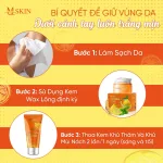 Combo Kem Tẩy Lông + Kem Thâm Nách MQ Skin Sâm Chanh Mật