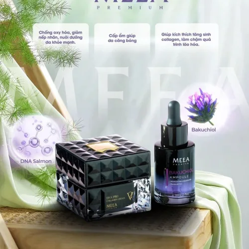 COMBO NÂNG DA SĂN CHẮC & TÁI TẠO THANH XUÂN -  Face serum Collagen Cá Hồi DNA Pro V2 Meea Origin