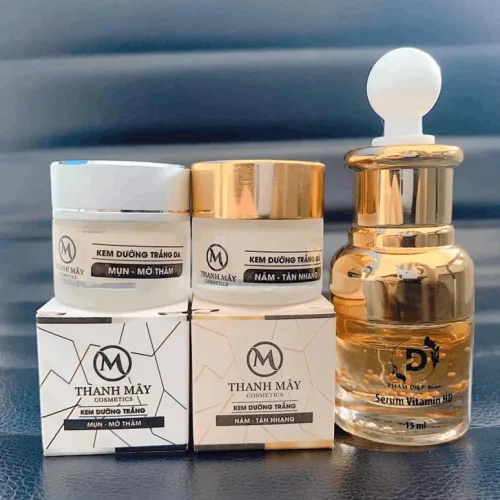 Combo Serum HD kết hợp kem Face Mây