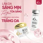 Combo Kem Face Charme Ultra Whitening 20g Và Serum Hydra Glow Charme 12ml Chính Hãng