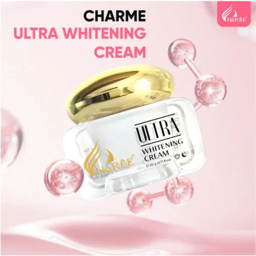 Combo Kem Face Charme Ultra Whitening 20g Và Serum Hydra Glow Charme 12ml Chính Hãng