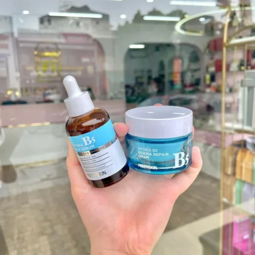 Combo Serum kem dưỡng B5 phục hồi da dưỡng trắng giúp tối giản các bước dưỡng cho chị em ạ