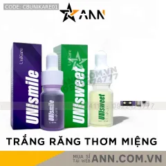 Combo Serum Trắng Răng Unismile+Serum Hôi Miệng Unisweet 10ml (giá combo đã giảm không tặng)