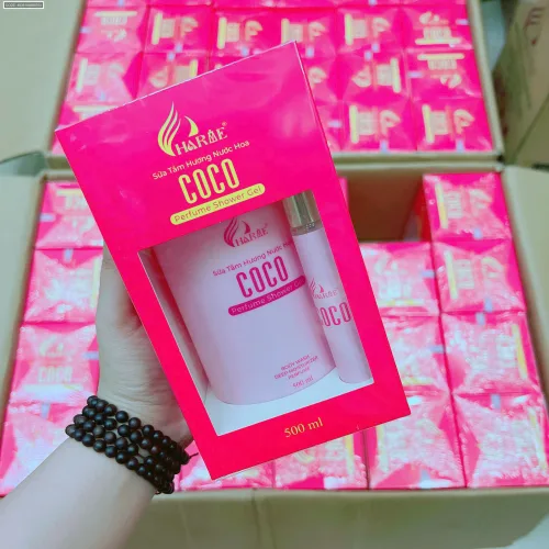 Combo Sữa Tắm Hương Nước Hoa Charme Coco 500ml & Nước Hoa Charme Coco 10ml