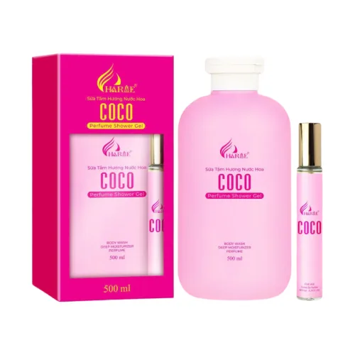 Combo Sữa Tắm Hương Nước Hoa Charme Coco 500ml & Nước Hoa Charme Coco 10ml