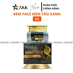 Kem Face Tái Sinh Nicolas - Kem Face Men Tảo Xanh Collagen 5g