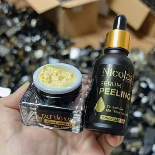 Kem Face Tái Sinh Nicolas - Kem Face Men Tảo Xanh Collagen 5g