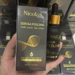 Combo Tái Sinh Nicolas - Serum Peeling 30ml & Kem Face Men Tảo Xanh Collagen 5g Chính Hãng
