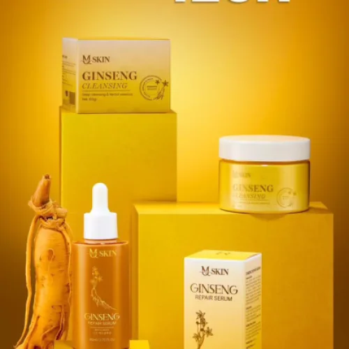 Combo tái tạo da sâm vàng MQ Skin