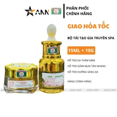 Combo Tái Tạo Gia Truyền Spa Kem Face 10g & Serum 15ml Hỗ Trợ Da Thâm Nám Tàn Nhang