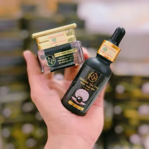 Combo Tái Tạo Ngọc Trai Đen Nn Luxury Serum 30ml & Kem Face 10g