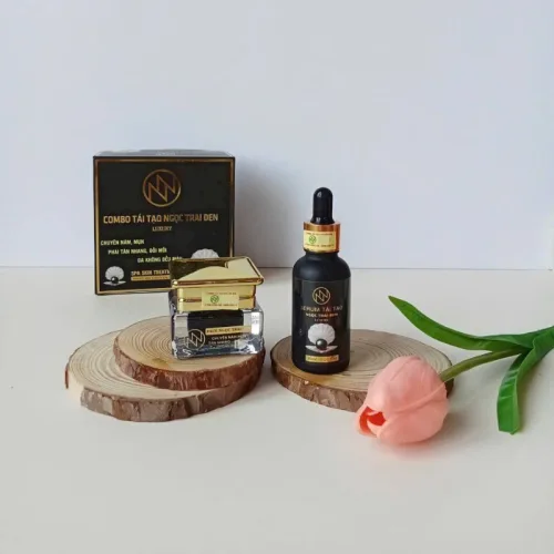 Combo Tái Tạo Ngọc Trai Đen Nn Luxury Serum 30ml & Kem Face 10g