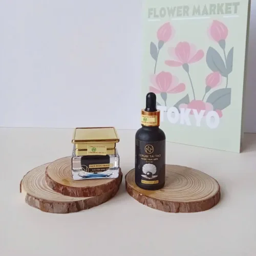 Combo Tái Tạo Ngọc Trai Đen Nn Luxury Serum 30ml & Kem Face 10g