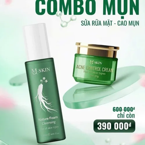 Combo Tái Tạo Sâm Cau Rừng MQ Skin chính hãng