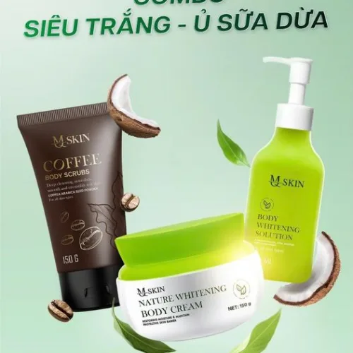 Combo Ủ trắng Sữa Dừa nhà MQ Sking mà không trắng thì còn ủ trắng nào nữa
