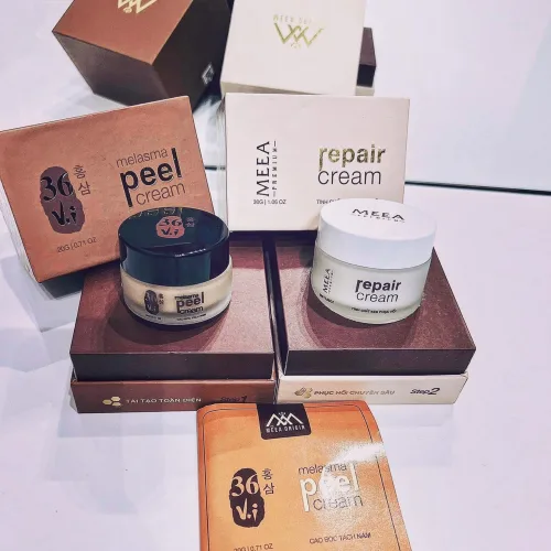 Combo vàng trong làng tái tạo da Meea Organic