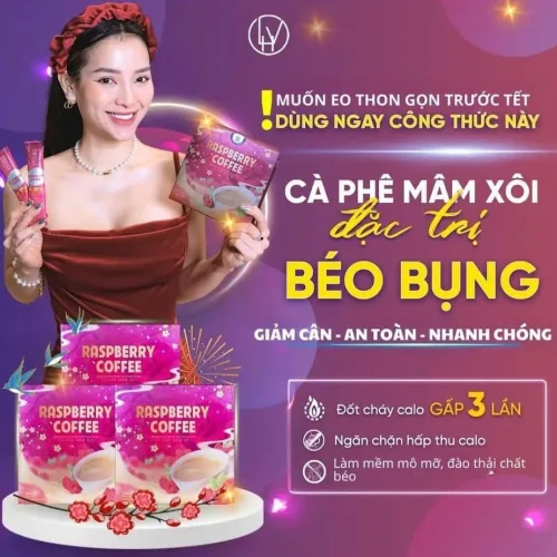 Công dụng của Cà phê giảm cân mâm xôi Raspberry Coffee