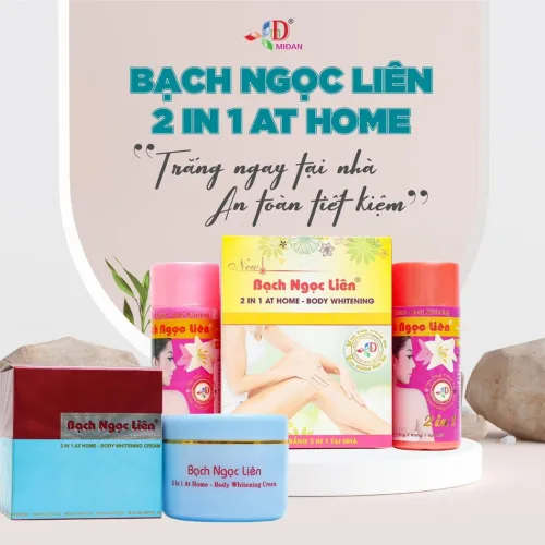 Công thức trắng da đẹp chuẩn Spa Bạch Ngọc Liên bộ tắm thảo dược tại nhà 2in1
