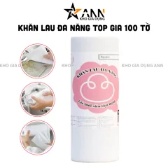Cuộn Khăn Lau Đa Năng Top Gia 100 Tờ Siêu Da Tái Sử Dụng