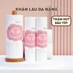 Cuộn Khăn Lau Đa Năng Top Gia 100 Tờ Siêu Da Tái Sử Dụng