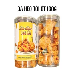 Da Heo Tỏi Ớt Thơm Ngon Giòn Rụm 160g Hộp