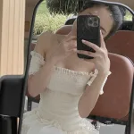 Đầm maxi trễ vai