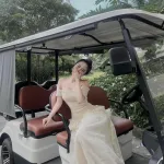 Đầm maxi trễ vai