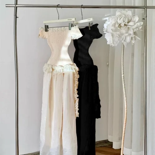 Đầm maxi trễ vai