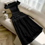 Đầm maxi trễ vai