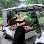 Đầm maxi trễ vai