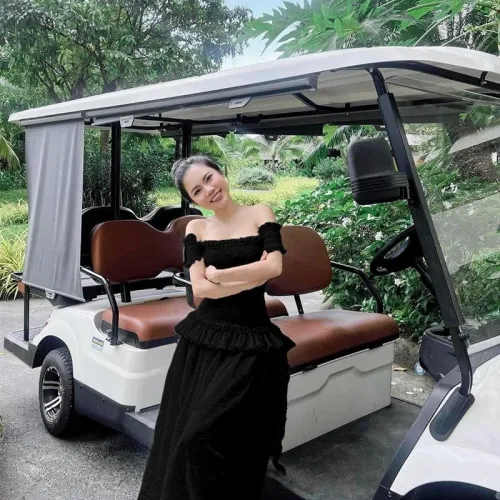 Đầm maxi trễ vai