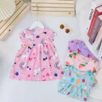 Đầm nữ cho bé gái in hình ngựa unicorn